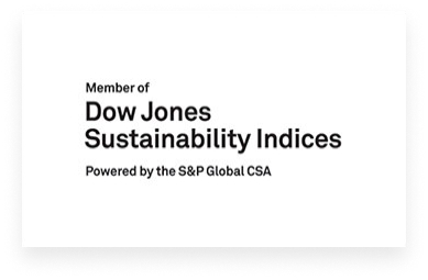Member of Dow Jones Sustainability Indices. powered by the S&P Global CSA